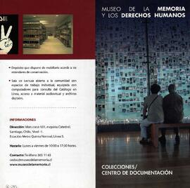 Museo de la Memoria y los Derechos Humanos. Colecciones/Centro de Documentación