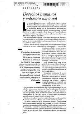 Derechos humanos y cohesión social