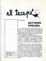 El Tecepé. Boletines Populares