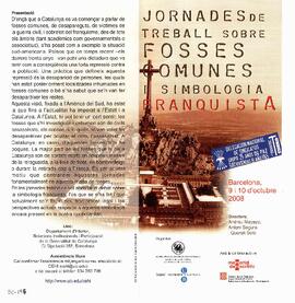 Jornadas de trabajo sobre fosas comunes y simbología franquista