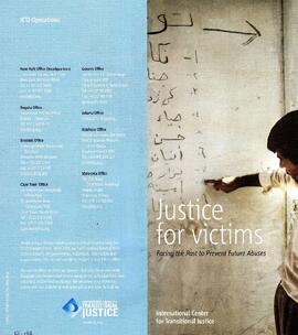 Justice for Victims. Facing the Past to Prevent Future Abuses