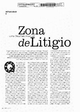 Zona de Litigio: Corte Penal Internacional.