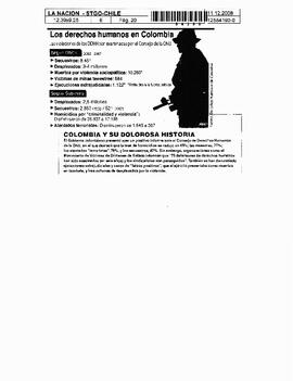 Los derechos humanos en Colombia.