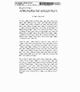 Aprender de Argentina.