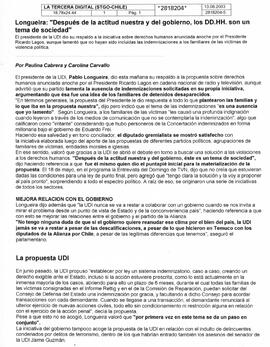 Longueira: "Después de la actitud nuestra y del gobierno, los DDHH son un tema de sociedad&q...