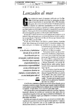 Lanzados al mar