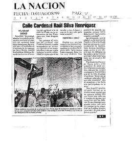 Calle Cardenal Raúl Silva Henríquez