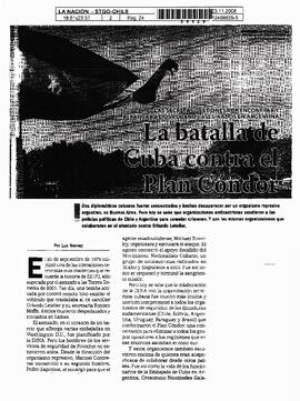 La batalla de Cuba contra el plan Cóndor.