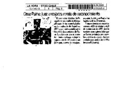 Caso Paine: juez encabeza ronda de reconocimiento.