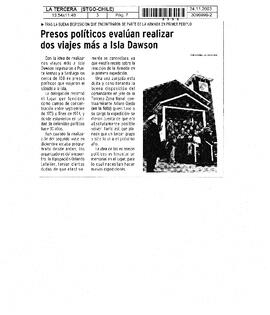 Presos políticos evalúan realizar dos viajes más a Isla Dawson