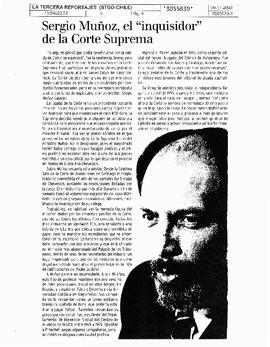 Sergio Muñoz, el "inquisidor" de la Corte Suprema.