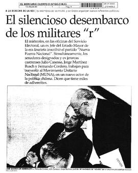 El silencioso desembarco de los militares "r"
