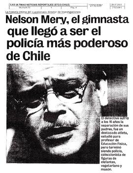 Nelson Mery, el gimnasta que llegó a ser el policía más poderoso de Chile