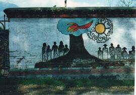 Muro perimetral Villa Grimaldi