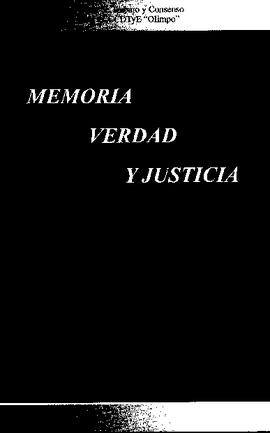 Mesa de Trabajo y Consenso del ex CCDTyE "Olimpo". Memoria Verdad y Justicia