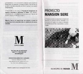 Proyecto Mansión Seré. Municipio de Morón.