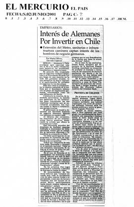 Interés de Alemanes Por Invertir en Chile