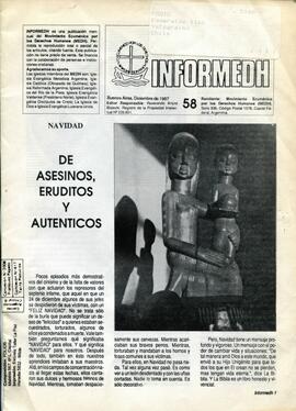 Informedh n°58. Navidad. De asesinos, eruditos y auténticos.