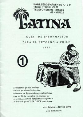 Latina. Guía de información para el retorno a Chile 1990.