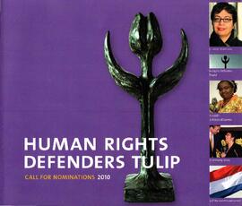 Human Rights Defenders Tulip. Call for nominations 2010.