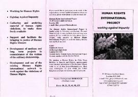Human Rights International Project. Working against impunity