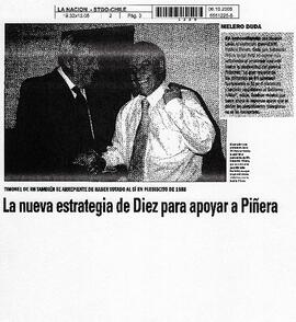 La nueva estrategia de Diez para apoyar a Piñera.