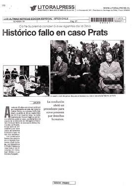 Histórico fallo en caso Prats.