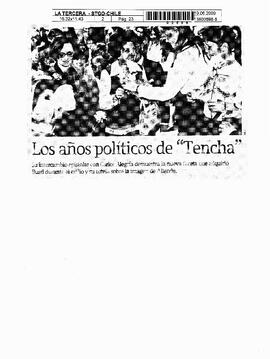 Los años políticos de "Tencha"