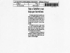 Teja a Schäefer y sus boys por barretines.