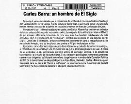 Carlos Barra: un hombre de El Siglo.